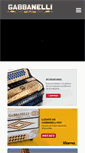 Mobile Screenshot of gabbanelli.com
